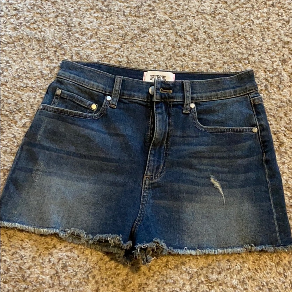 Victoria Secret Pink Denim Shorts